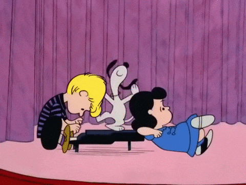 snoopy dancing