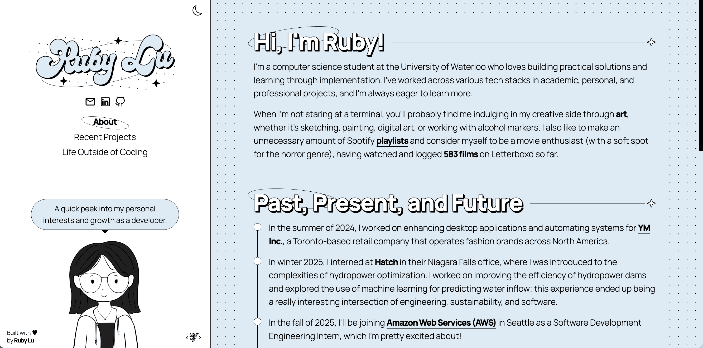 Website design iteration 1